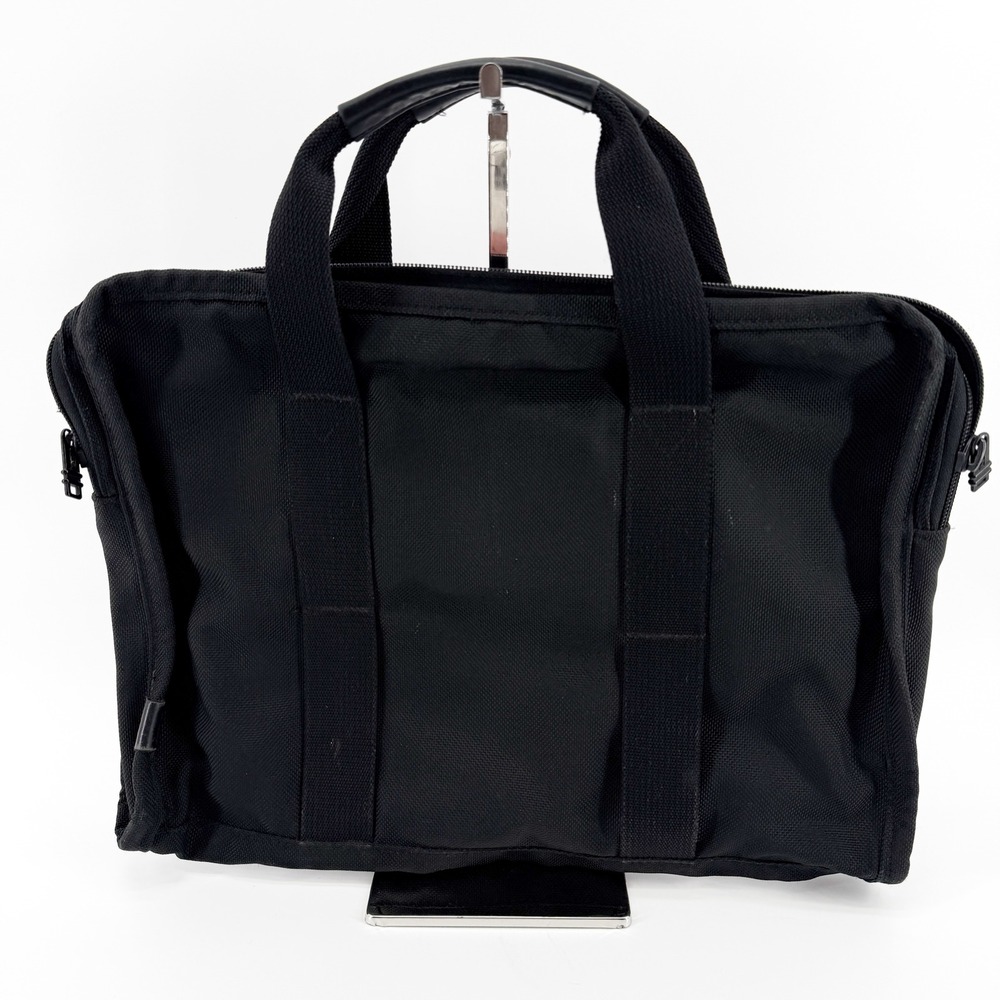 Tumi Black Nylon Expandable‎ Laptop Briefcase Messenger Bag Travel Vacation Gift - Picture 8 of 14